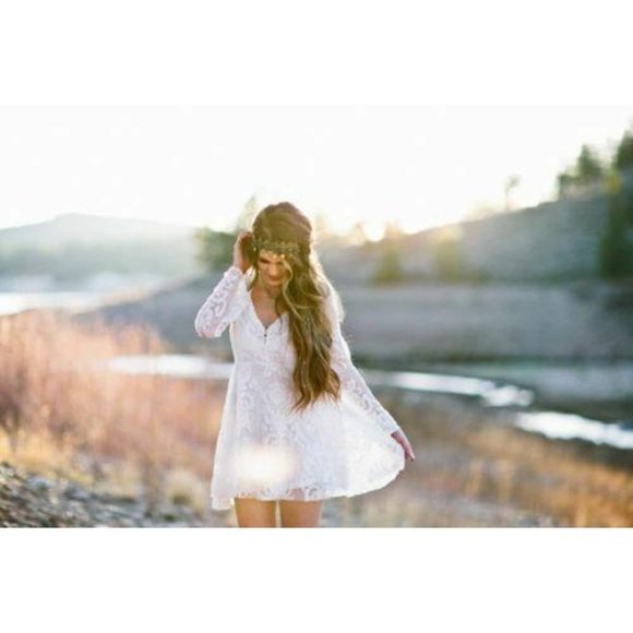 free people reign over me lace dress Free People Reign Over Me Lace Dress in Purple